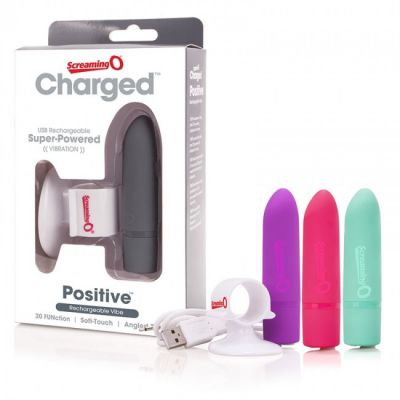 Charged Positive Super Powered Rechargeable Vibe by Screaming O