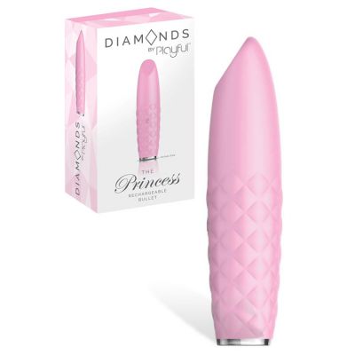 Playful Diamonds The Princess Rechargeable 3 3 Bullet Vibrator