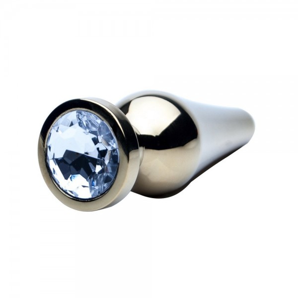 Precious Metals Medium Gold Smooth Anal Plug