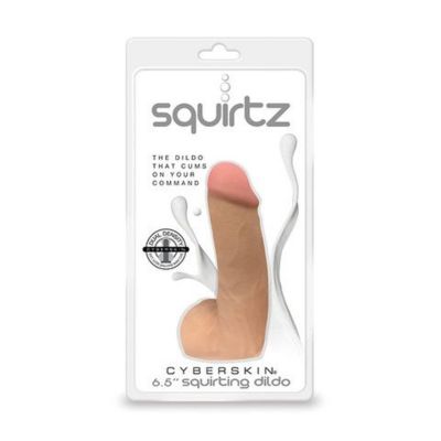 SQUIRTZ CYBERSKIN SQUIRTING DILDO