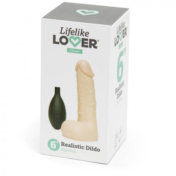 Lifelike Lover Classic Realistic Squirting Dildo 6 Inch