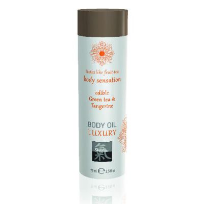 Shiatsu Luxury Body Oil Edible Green Tea Tangerine