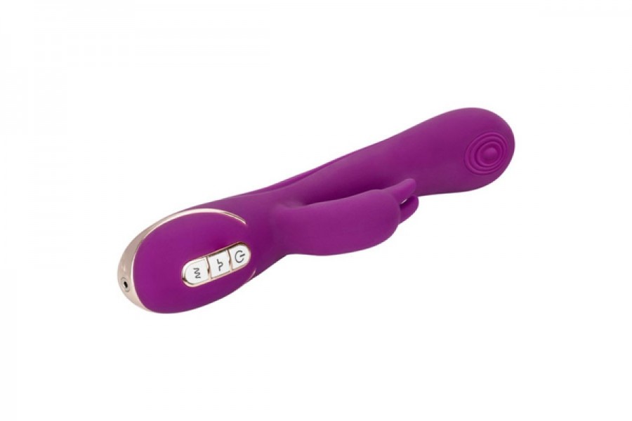 California Exotic 9" Silicone Thumping Jack Rabbit Vibrator