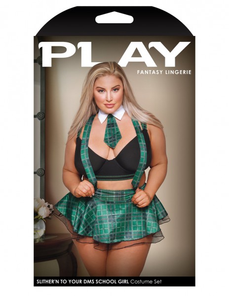 Fantasy Lingerie Slither'n To Your DMs School Girl Costume