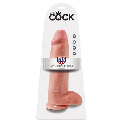 King Cock 12 in Cock With Balls