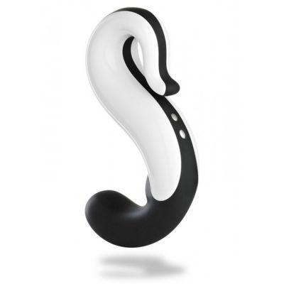 DeLight Rechargeable Vibrator by Fun Factory Black White