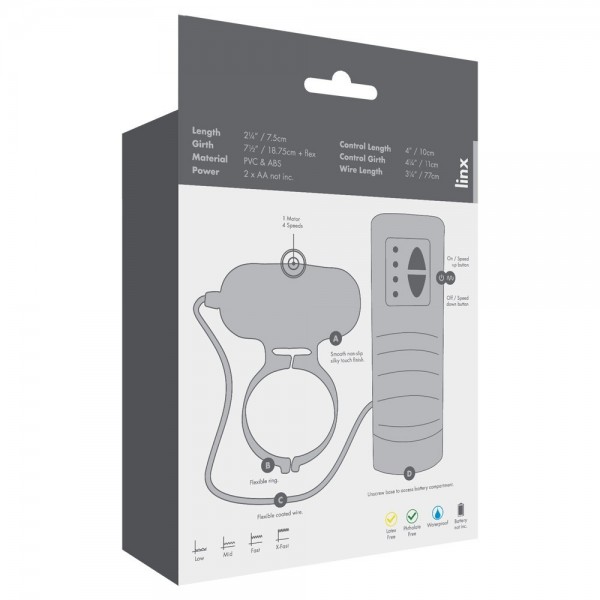 Linx Aqua Silks Waterproof Vibrating Cock Ring