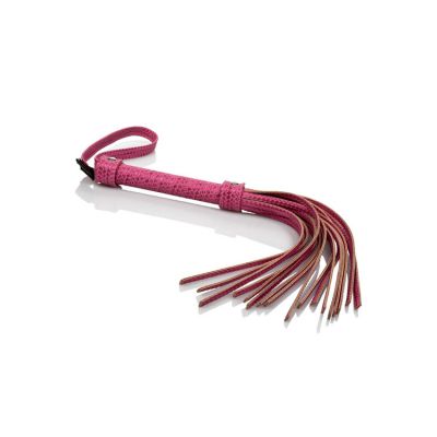 California Exotic Glittery Vegan Leather 18 Flogger