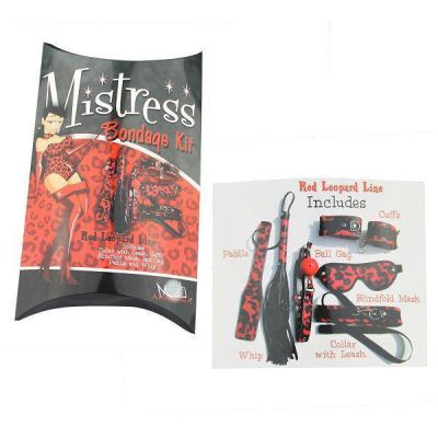 Red Leopard Mistress Bondage Kit