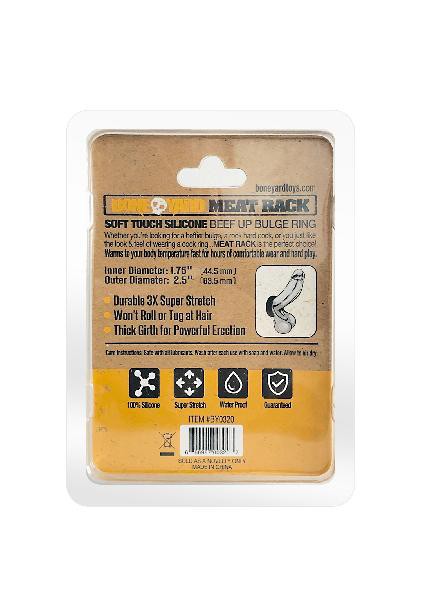 Meat Rack Cock Ring Black