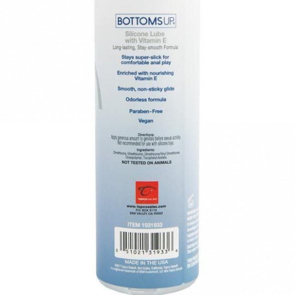 Bottoms Up Silicone Lube w/Vitamin E — image 2 of 4