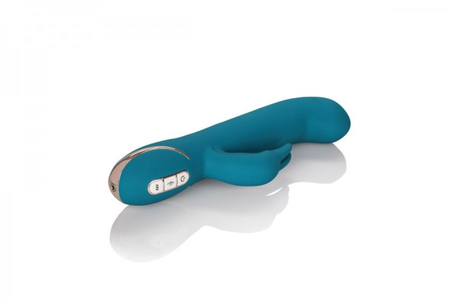 California Exotic 8.5" USB-Rechargeable Rocking Jack Rabbit Vibrator