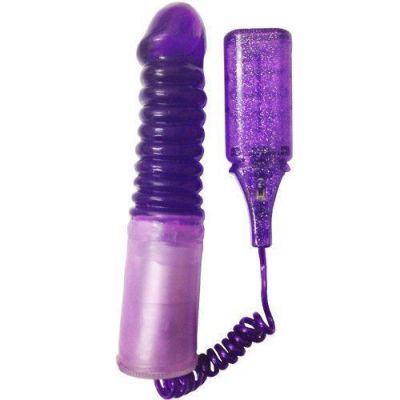 7 Ribbed Vibrating Dong