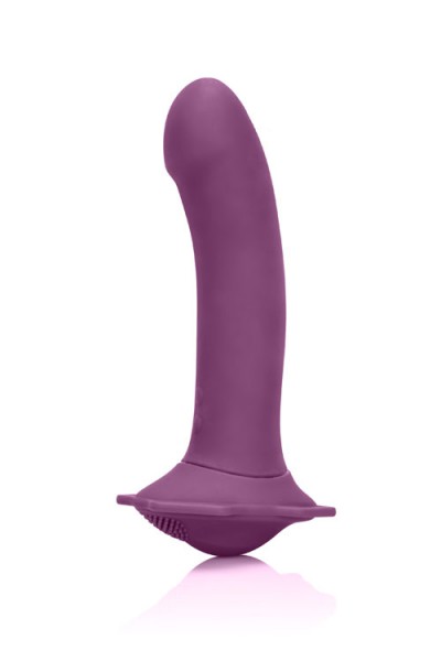 California Exotic Dual Motor Textured Silicone 6.5" Strap-On