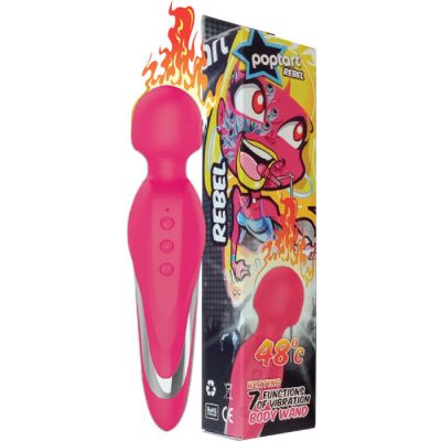 Rechargable Warming Body Wand Rebel Pink