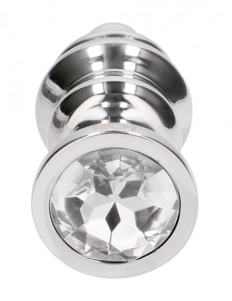 Rich Ribbed Diamond Anal Plug