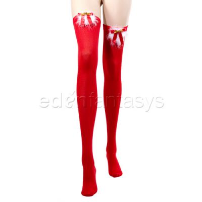 Holiday thigh highs
