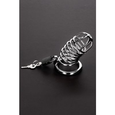 Shots Toys Stainless Steel 3 9 Spiral Cock Cage
