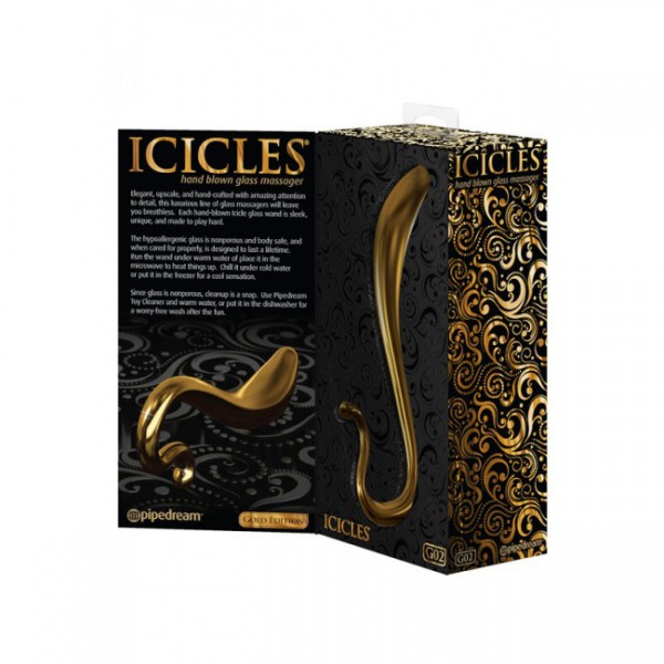 Icicles - Gold Edition G02 - Glass Dildo