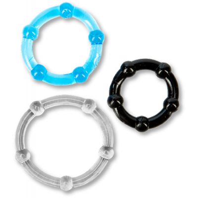 Power Up Rings 3 Pack Cock Rings