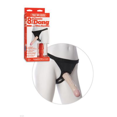 Doc Johnson Vac U Lock Ultra Harness Plug with 8 Dong