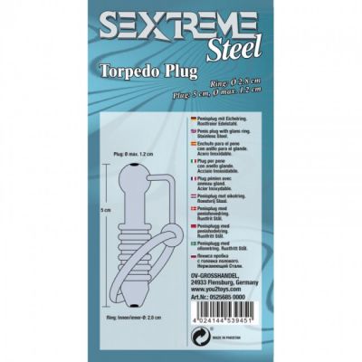 Sextreme Steel Torpedo Plug