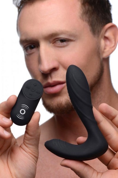 Under Control 5.7" Vibrating Silicone Prostate Massager with Remote