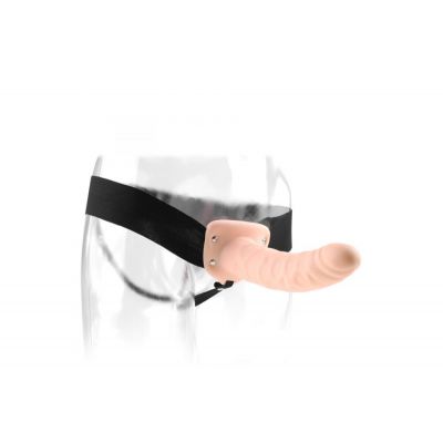 Fetish Fantasy 8inch Hollow Strap On Flesh