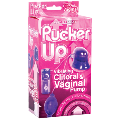 Pucker Up Vibrating Clitoral and Vaginal Pump