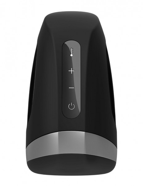Satisfyer Men 5.5" Rechargeable Masturbator with Heat & Vibration