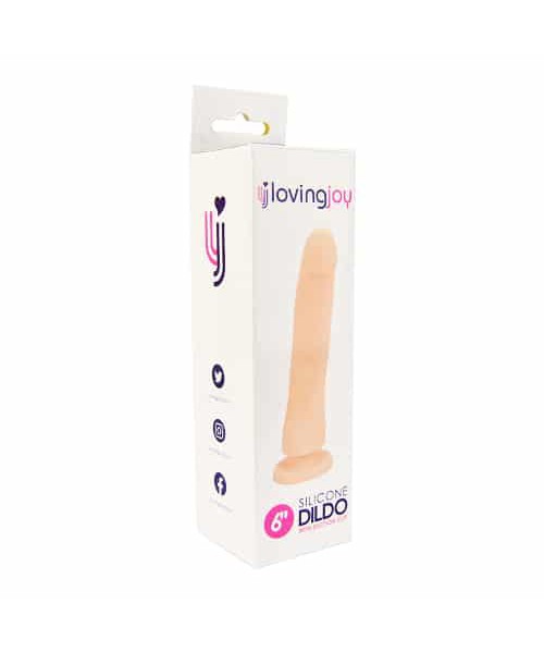 Loving Joy Realistic Silicone 6 Inch Strap-On Dildo — image 5 of 10
