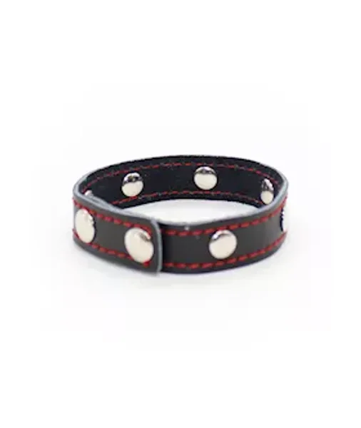 Leather Cock Ring Black — image 6 of 7