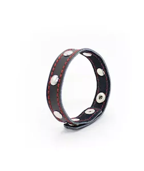 Leather Cock Ring Black — image 7 of 7