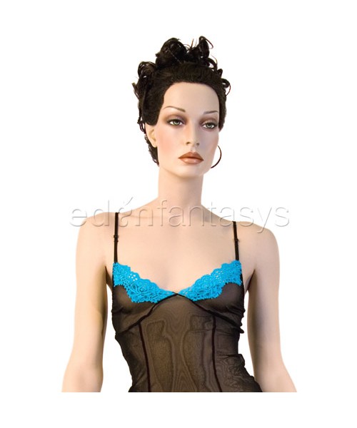 Mesh chemise set