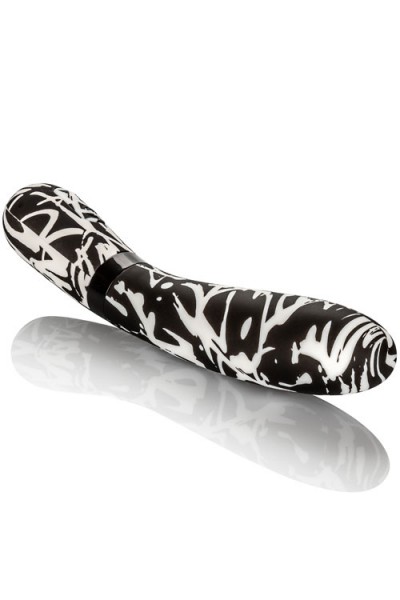 California Exotic Graffiti Curved Flexible Silicone 7.3" Vibrator
