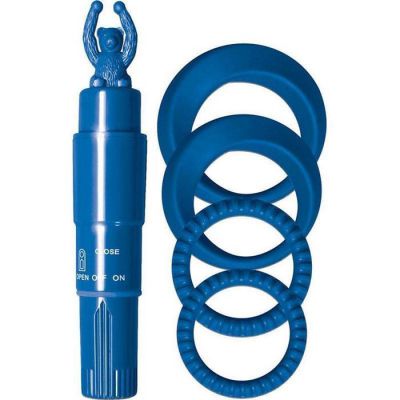 Cock Rings with Tickler Set