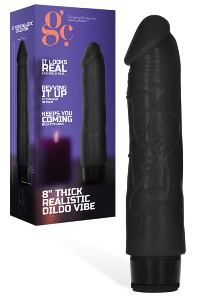 GC 8" Classic Realistic Vibrator