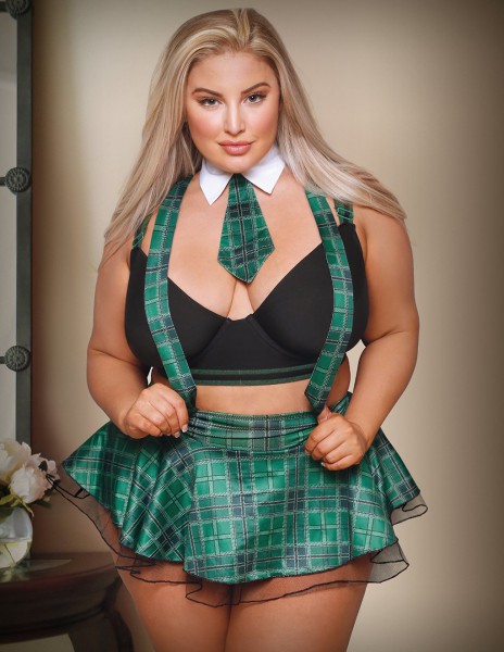 Fantasy Lingerie Slither'n To Your DMs School Girl Costume