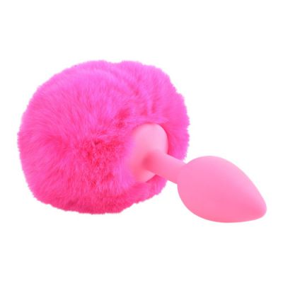 Neon bunny tail