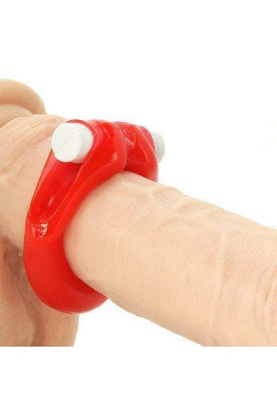 Hot lips cock ring