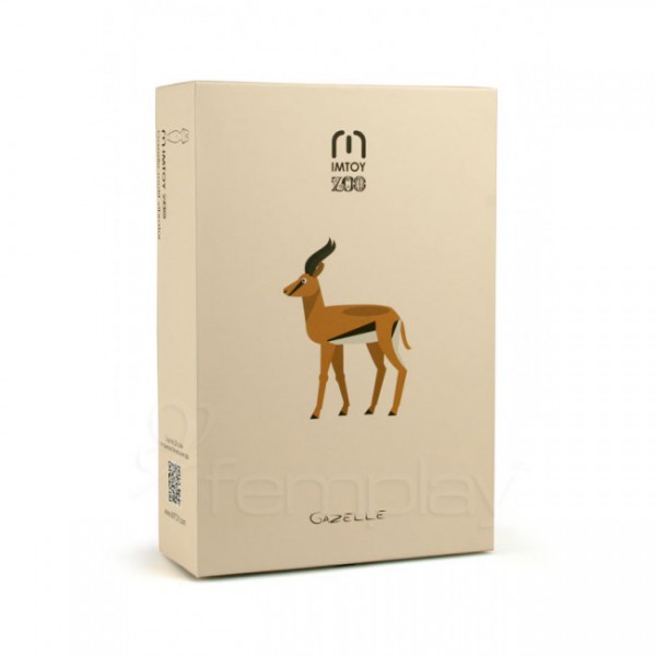 IMTOY Zoo Gazelle - 2 Piece Rechargeable Massager with Detachable Head