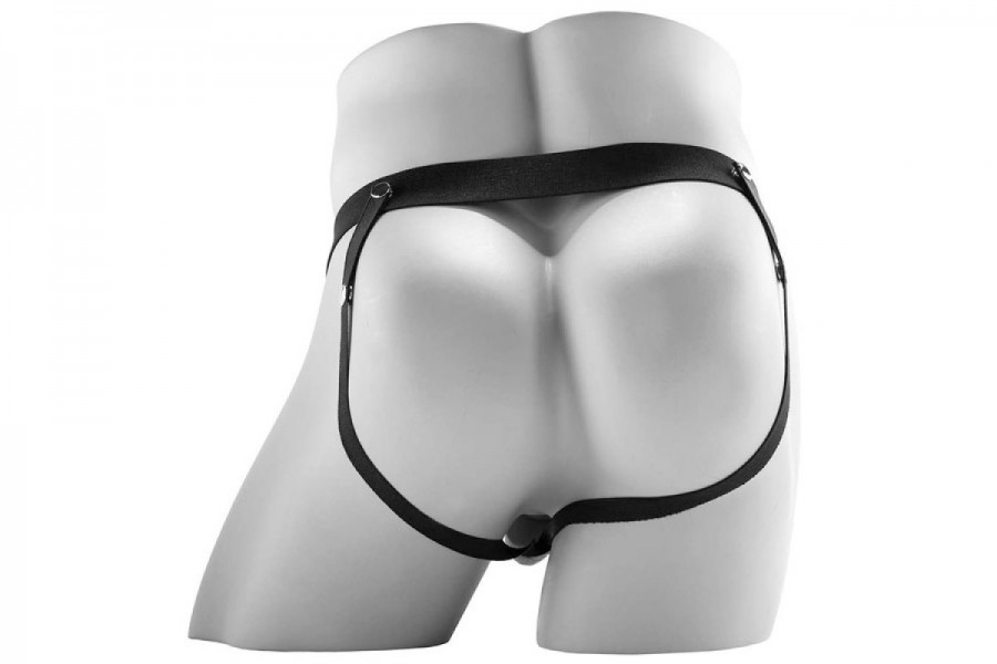 Fetish Fantasy 10 in. Hollow Rechargeable Strap-On with Remote