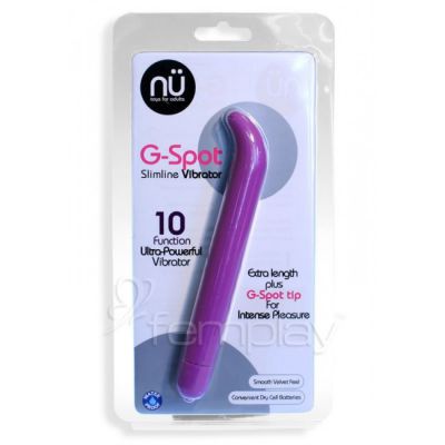 S Wet G Spot Slimline Vibrator Purple
