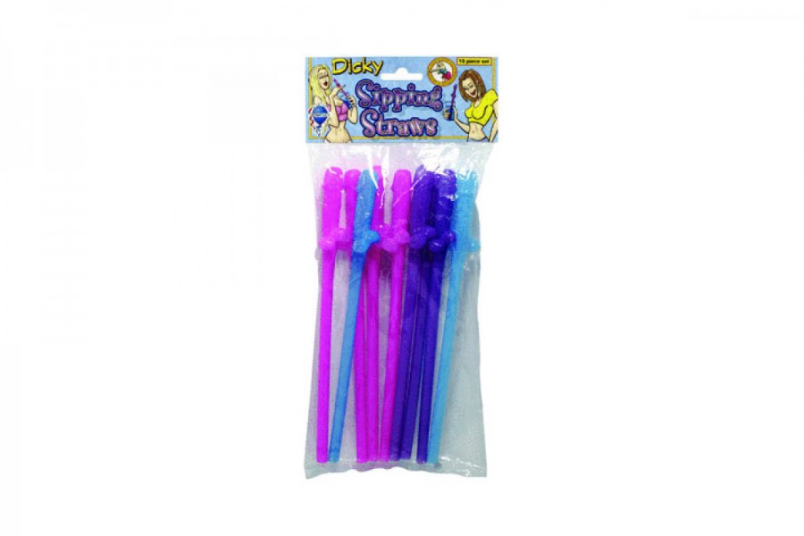Bachelorette Party Favours Dicky Sipping Straws