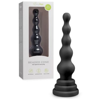 Easy Toys 6 5 Beaded Cone Butt Plug