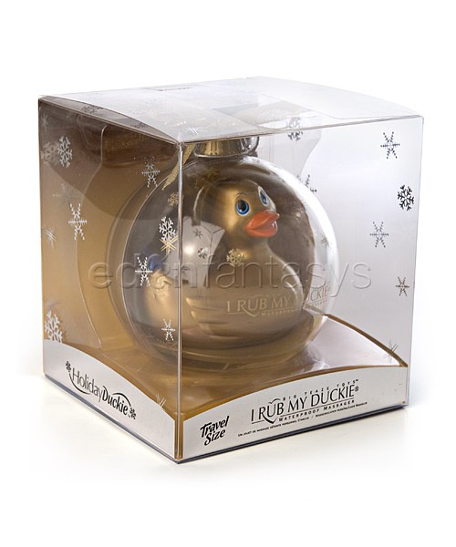 Holiday ball gold duckie