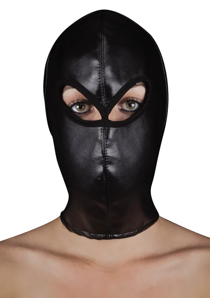 Extreme Leather Hood with Ribon Ties — image 14 of 15