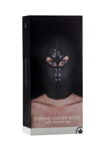 Extreme Leather Hood with Ribon Ties — image 15 of 15