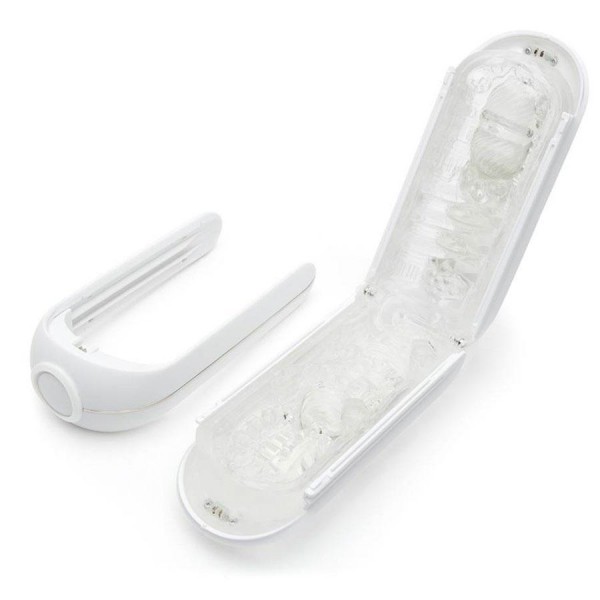 Tenga Flip Zero EV |  Electronic Vibrating Realistic Male Masturbator White
