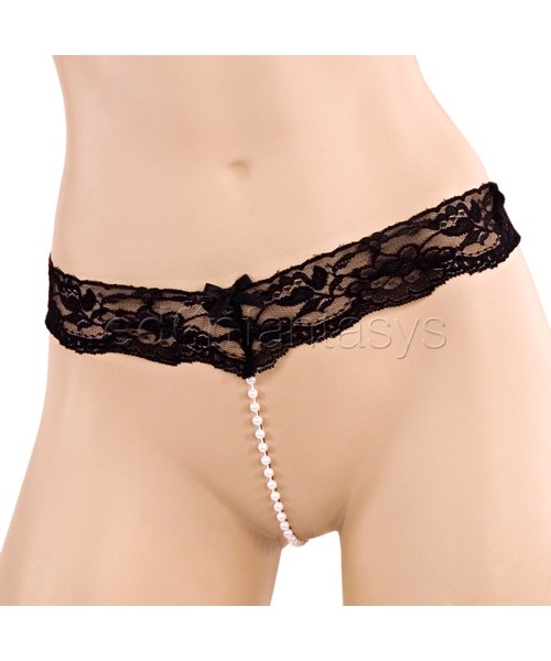 Pearl bra and g-string